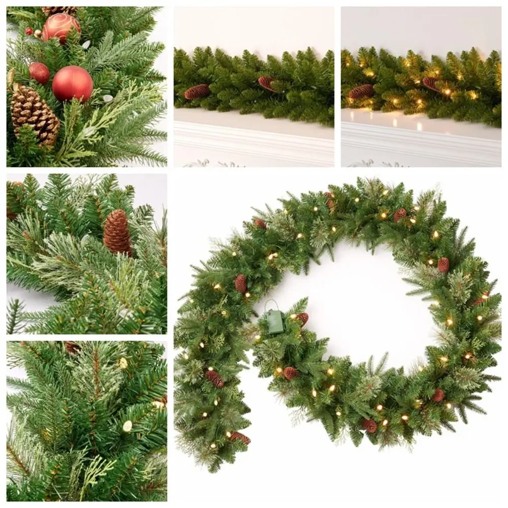 Christmas Garland Green Artificial Pine Tree Decor Ornament Bendable 180cm/6 Feet 30 LED Lights
Christmas Garland Green Artificial Pine Tree Decor Ornament Bendable 180cm/6 Feet 30 LED Lights