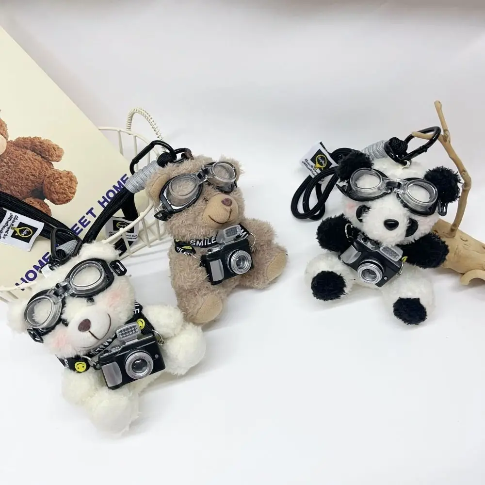 Key Accessories Cute Plush Doll Keychain with Glasses Camera Bear Doll Pendant Pilot Stuffed Toys Car Key Ring Car Keyring
Key Accessories Cute Plush Doll Keychain with Glasses Camera Bear Doll Pendant Pilot Stuffed Toys Car Key Ring Car Keyring