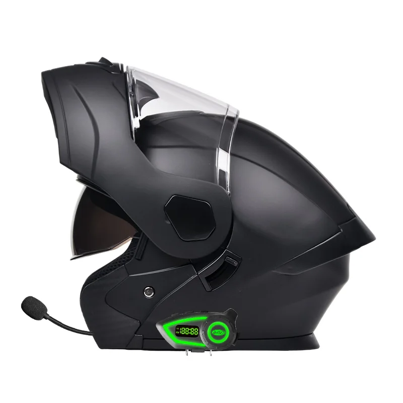 Wholesale Abs Material Motorcycle Helmets Dot Certified Dual Lens Racing Ad Helmet with Blue Tooth Cycling Safety Helmet Factory
Wholesale Abs Material Motorcycle Helmets Dot Certified Dual Lens Racing Ad Helmet with Blue Tooth Cycling Safety Helmet Factory