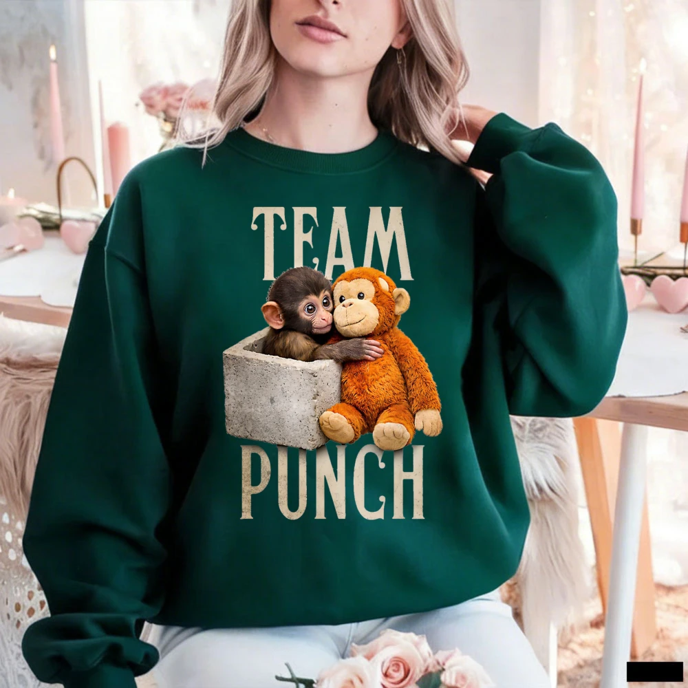 Vintage Playful Punch The Monkey Plush in Concrete Box Pullover Sweatshirt Soft Midweight Relaxed Fit Casual Trendy Pullover
Vintage Playful Punch The Monkey Plush in Concrete Box Pullover Sweatshirt Soft Midweight Relaxed Fit Casual Trendy Pullover