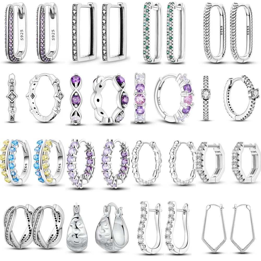 Серьги-кольца женские из серебра 925 пробы с фианитами
Серьги-кольца женские из серебра 925 пробы с фианитами