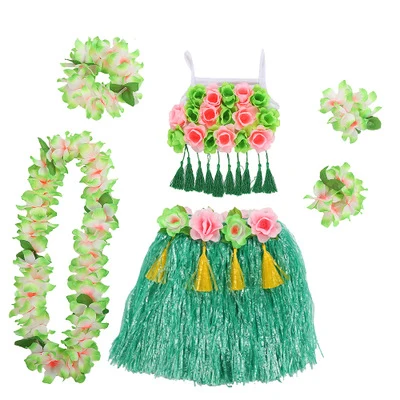 Hawaiian Hula Performance Set Kindergarten Children's Day Games Cheerleaders Stage Performance Costumes PGWC6783
Hawaiian Hula Performance Set Kindergarten Children's Day Games Cheerleaders Stage Performance Costumes PGWC6783