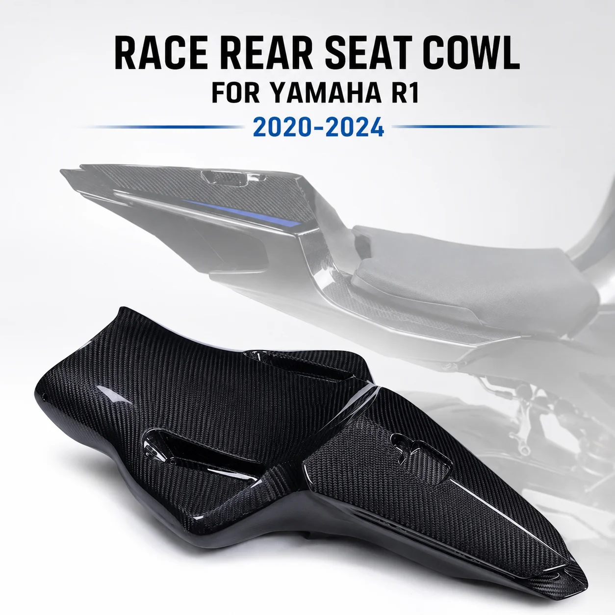 Rear Seat Cowl Cover Tail Cowl Carbon Fiber Race Version Rear Tail Section for Yamaha R1 YZF R1 2020-2024 Motorcycle Parts
Rear Seat Cowl Cover Tail Cowl Carbon Fiber Race Version Rear Tail Section for Yamaha R1 YZF R1 2020-2024 Motorcycle Parts
