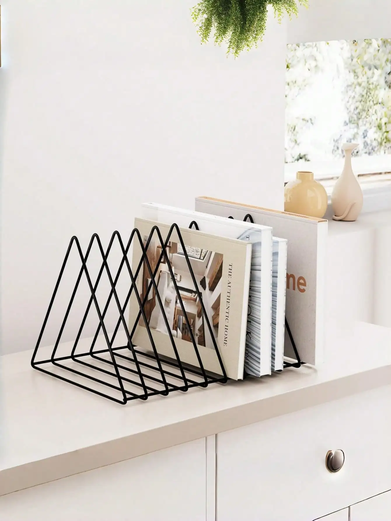 1 PC 5 9 Slots Metal Triangle Record Magazine Book Display Desk File Organizer Black White Storage Rack Shelf Stand Home Office
1 PC 5 9 Slots Metal Triangle Record Magazine Book Display Desk File Organizer Black White Storage Rack Shelf Stand Home Office