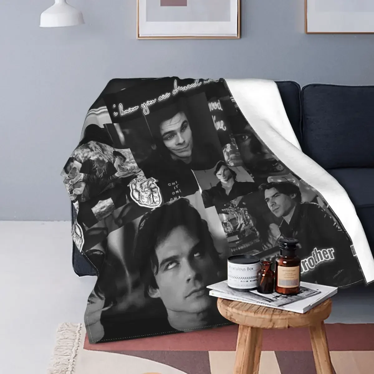 Damon Salvatore The Vampire Diaries Fleece Throw Blanket Blankets for Bedding Couch Warm Bedspread
Damon Salvatore The Vampire Diaries Fleece Throw Blanket Blankets for Bedding Couch Warm Bedspread