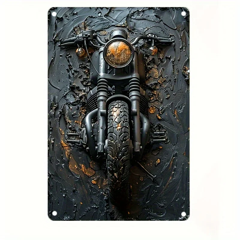 Motorcycle Embossed Metal Tin Sign - Moisture Resistant Aluminum Wall Art, Pre-Drilled Design, Vintage Pattern Suit
Motorcycle Embossed Metal Tin Sign - Moisture Resistant Aluminum Wall Art, Pre-Drilled Design, Vintage Pattern Suit
