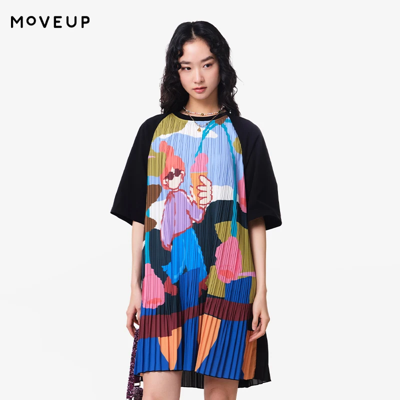 MOVEUP Casual Round Neck Short Sleeved Dress 2026 Summer New Raglan Sleeves Fun Character Print Pleated A-Line Dress 3ELX21322
MOVEUP Casual Round Neck Short Sleeved Dress 2026 Summer New Raglan Sleeves Fun Character Print Pleated A-Line Dress 3ELX21322