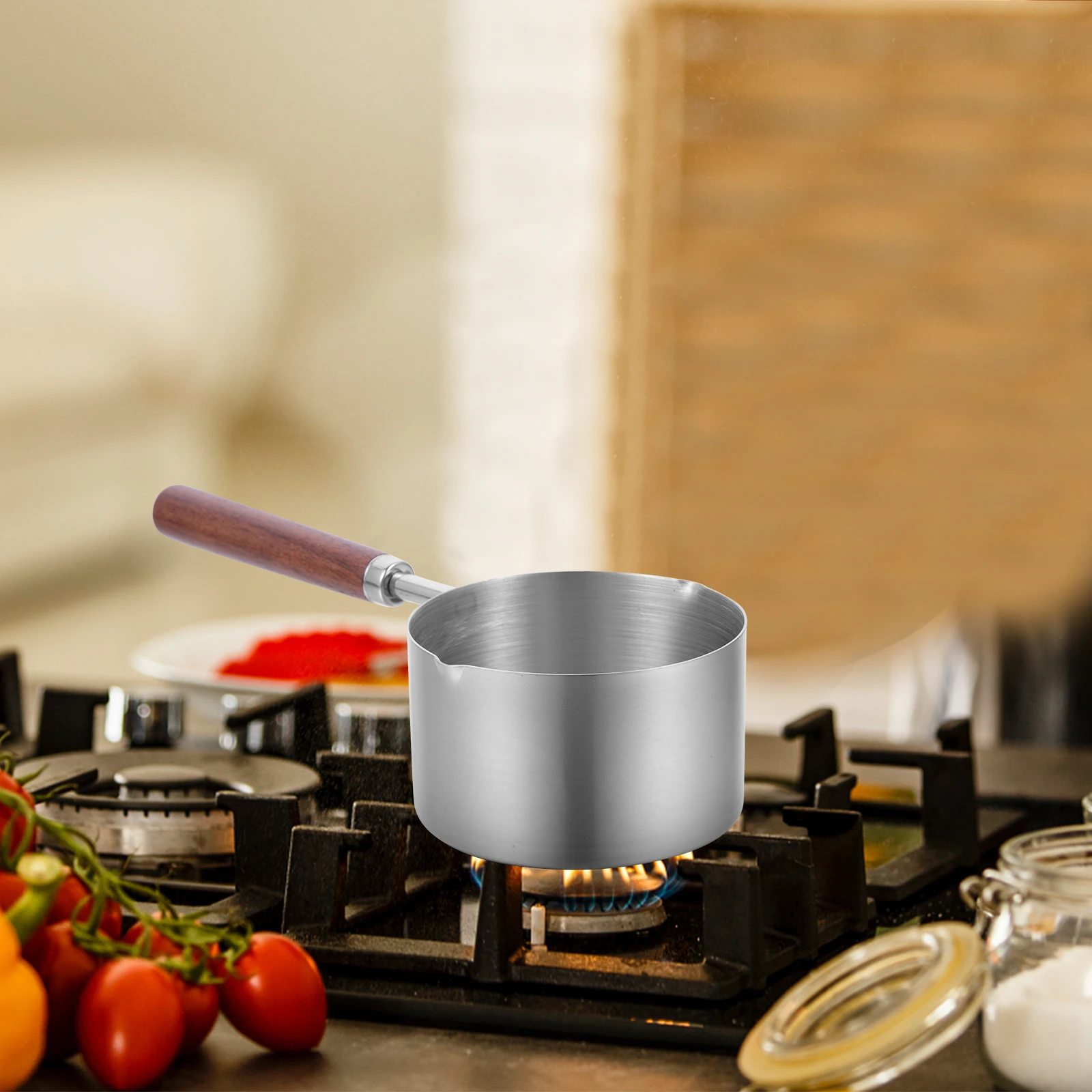 Stainless Steel Frying 250Ml Nonstick Small Flat Pan For Egg Pancake Crepe Breakfast Multifunction Cooking Gadget Griddle
Stainless Steel Frying 250Ml Nonstick Small Flat Pan For Egg Pancake Crepe Breakfast Multifunction Cooking Gadget Griddle