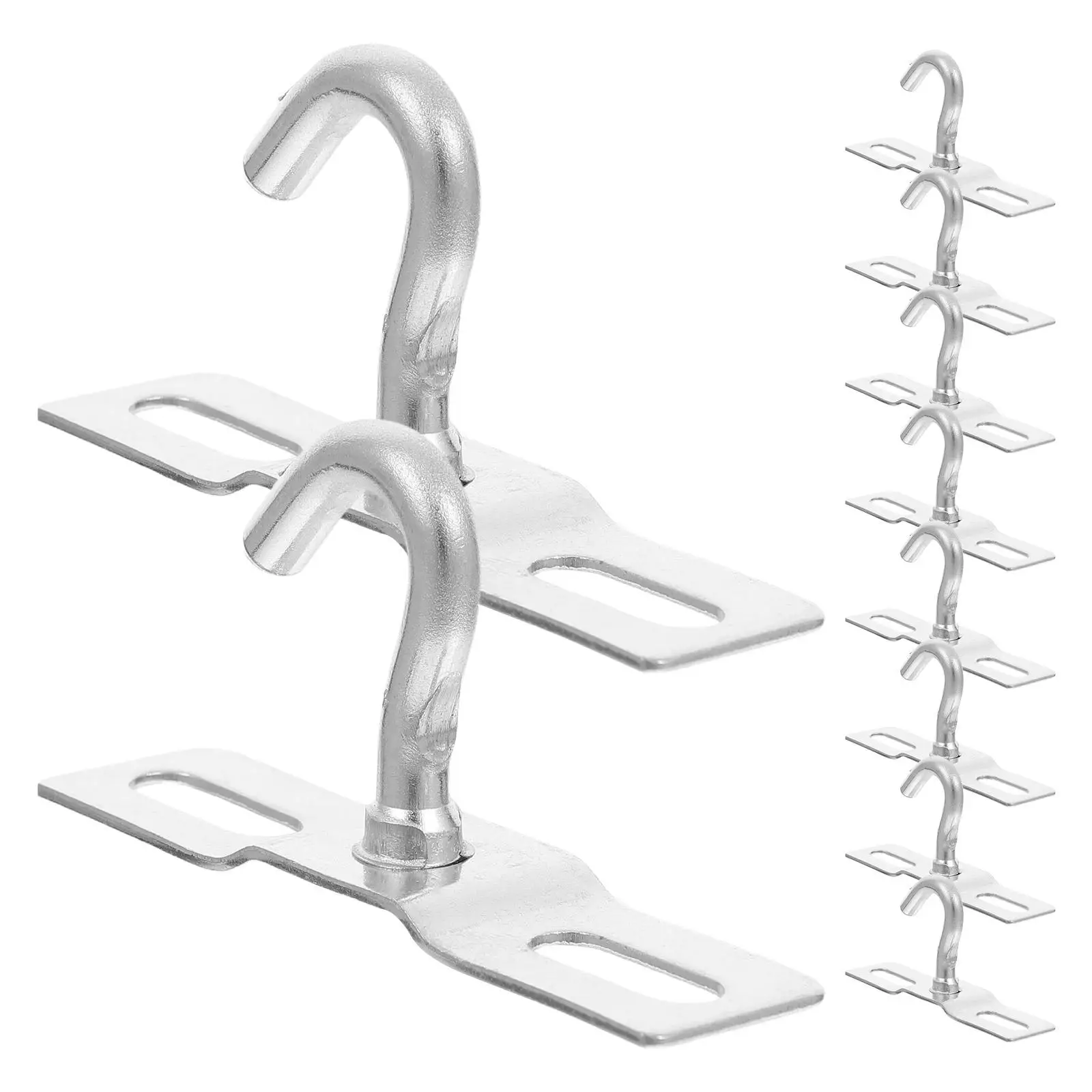 10pcs Hooks Accessories Durable Metal Sturdy Silver Galvanized Iron Hanging Ceiling Fan Mount Plate Space Saving Wide
10pcs Hooks Accessories Durable Metal Sturdy Silver Galvanized Iron Hanging Ceiling Fan Mount Plate Space Saving Wide