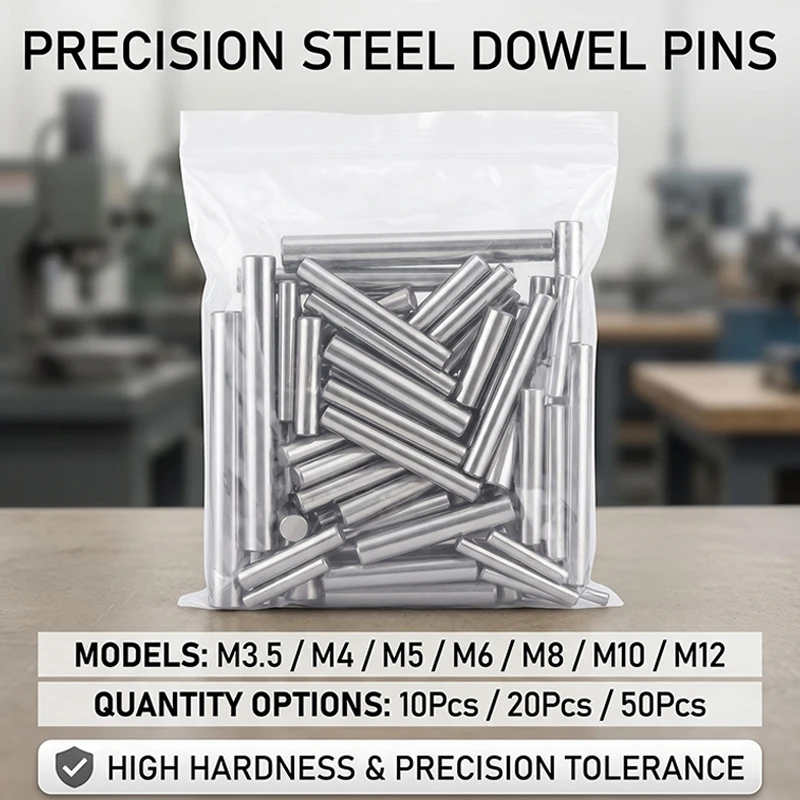 M3.5/M4/M5/M6/M8/M10/M12 304 Stainless Steel Solid Positioning Cold Heading Process Chamfer 5-100mm Cylinder Parallel Pin
M3.5/M4/M5/M6/M8/M10/M12 304 Stainless Steel Solid Positioning Cold Heading Process Chamfer 5-100mm Cylinder Parallel Pin