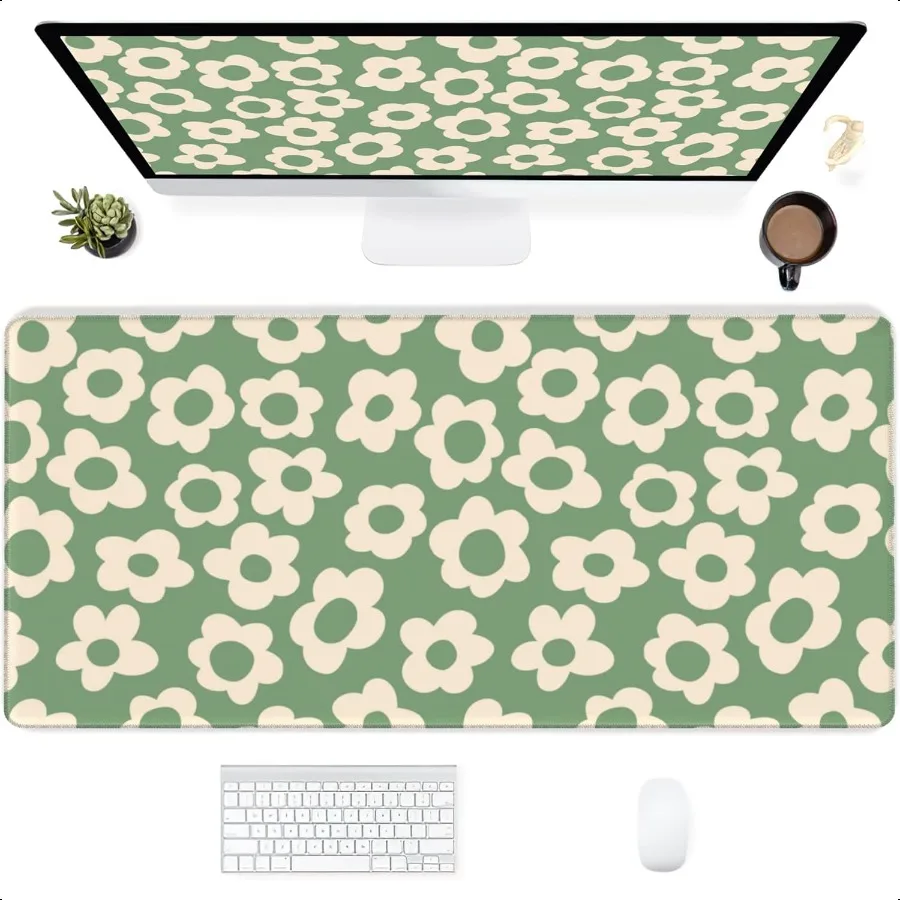 Desk MatVintage Groovy Flowers Extended Gaming Mouse Pad for Office Work and Game Computer Keyboard Mouse Mat Desk NonSlip Rubb
Desk MatVintage Groovy Flowers Extended Gaming Mouse Pad for Office Work and Game Computer Keyboard Mouse Mat Desk NonSlip Rubb