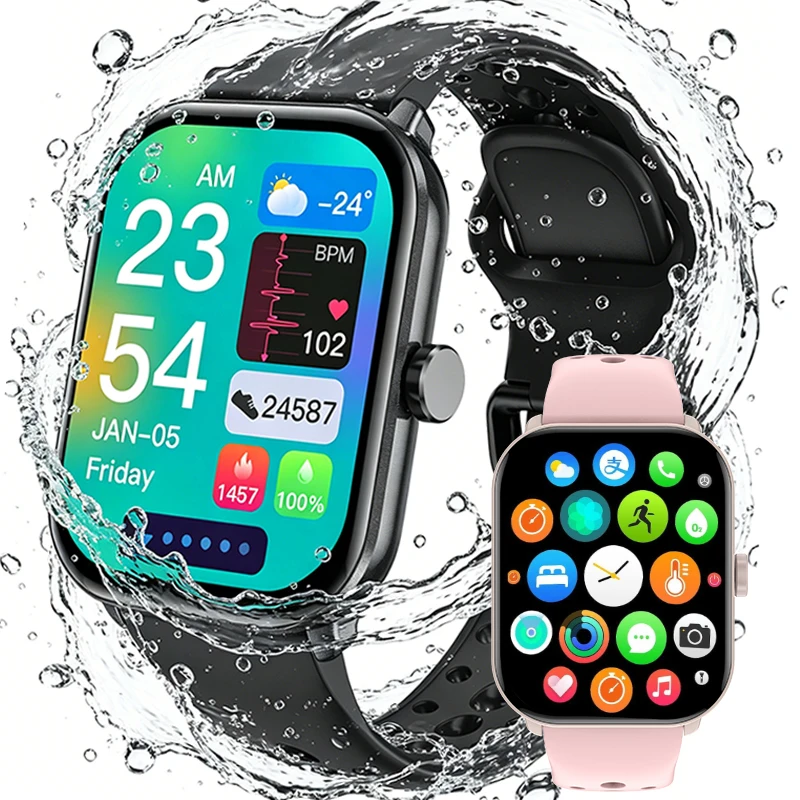 New Watch 5 Men Women Sports Fitness Tracker Heart Rate ECG GPS Track IP68 Waterproof Bluetooth Call Smartwatch For iOS Android
New Watch 5 Men Women Sports Fitness Tracker Heart Rate ECG GPS Track IP68 Waterproof Bluetooth Call Smartwatch For iOS Android