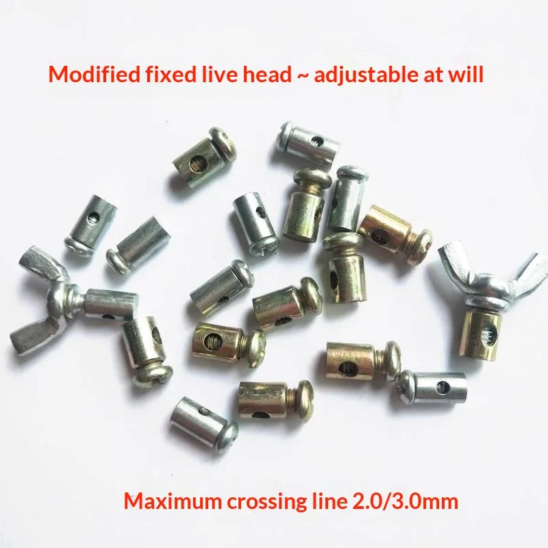 Universal Metal Buckle Choke Wire Adjuster, 10Pcs Motorcycle Throttle Cable Stopper Clamp Fit E-Scooter Bicycle Kart ATV
Universal Metal Buckle Choke Wire Adjuster, 10Pcs Motorcycle Throttle Cable Stopper Clamp Fit E-Scooter Bicycle Kart ATV