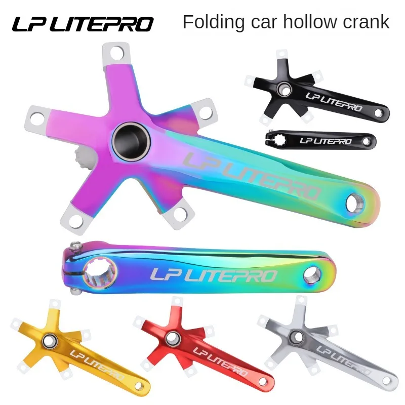 Litepro Folding Bicycle Crank Aluminum Alloy 170mm Hollow Integrally MTB Mountain Bike BCD 130 Crankset Tooth Plate Parts
Litepro Folding Bicycle Crank Aluminum Alloy 170mm Hollow Integrally MTB Mountain Bike BCD 130 Crankset Tooth Plate Parts