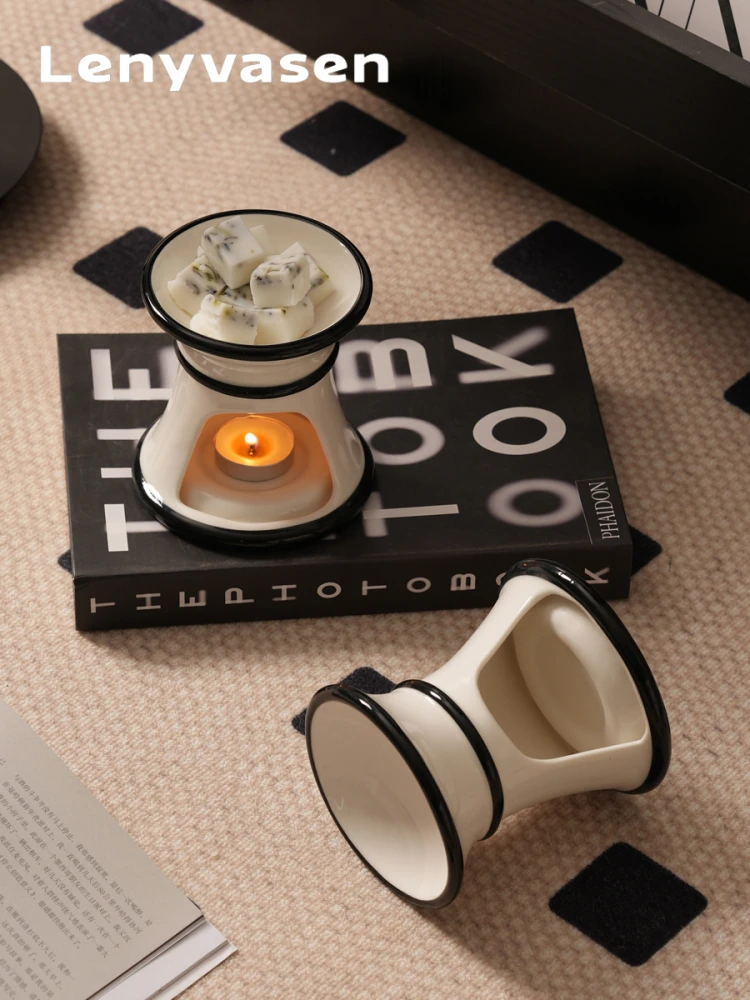 Lenyvasesen Ceramic Aromatherapy Lamp Home Bedroom Wax Melting Lamp Essential Oil Diffuser Vintage Style Candle Holder
Lenyvasesen Ceramic Aromatherapy Lamp Home Bedroom Wax Melting Lamp Essential Oil Diffuser Vintage Style Candle Holder