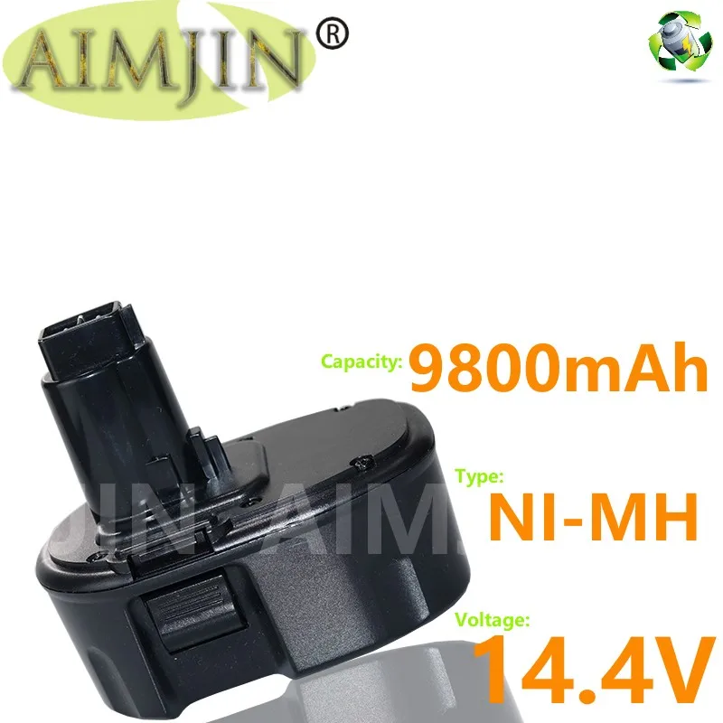 Сменный аккумулятор AIMJIN Ni-MH 9800 мАч для Dewalt 14,4 В XRP DC9091 DC9094 DW9091 DE9091 DE9092, беспроводной Электроинструмент 14,4 В
Сменный аккумулятор AIMJIN Ni-MH 9800 мАч для Dewalt 14,4 В XRP DC9091 DC9094 DW9091 DE9091 DE9092, беспроводной Электроинструмент 14,4 В