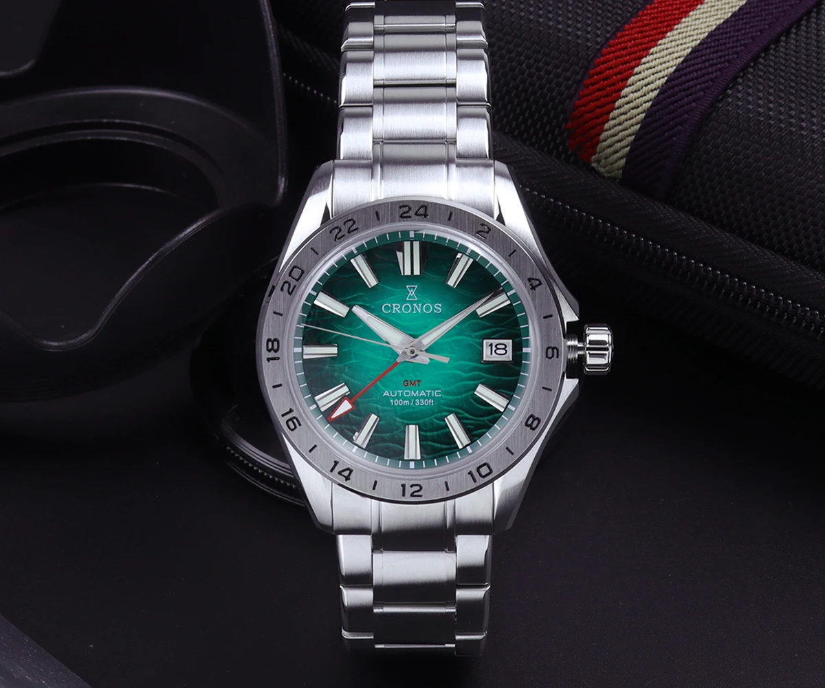 Cronos L6029 GS 39mm Automatic Mechanical Men's Watch 20mm Brushed Bracelet Bubble Sapphire Glass High Quality Diver's Style
Cronos L6029 GS 39mm Automatic Mechanical Men's Watch 20mm Brushed Bracelet Bubble Sapphire Glass High Quality Diver's Style