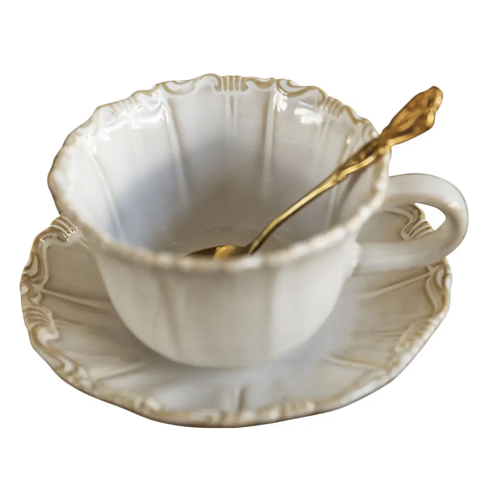 1Set Ceramic Plate Vintage Coffee Cup Microwave Dishwasher Safe Teacup Elegant Mug and Saucer Set Home Office Use
1Set Ceramic Plate Vintage Coffee Cup Microwave Dishwasher Safe Teacup Elegant Mug and Saucer Set Home Office Use