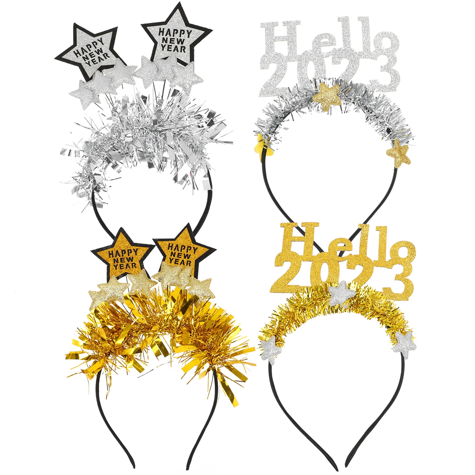 4 Pcs New Year Headband Hair Accessories Colors Headbands Party Headwear Years Eve Hairband The Face Man
4 Pcs New Year Headband Hair Accessories Colors Headbands Party Headwear Years Eve Hairband The Face Man