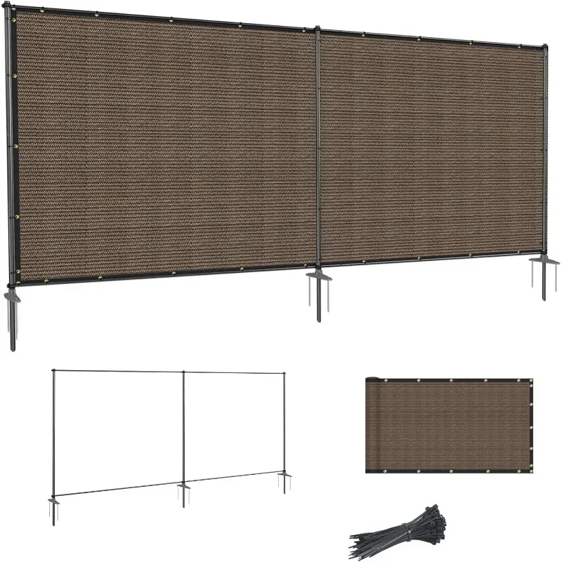 Great Discounts.5' x 12' Privacy Fence Mesh with Iron Bars, No-dig Heavy Duty Wind Screening for Outdoor Garden Yard Decoration
Great Discounts.5' x 12' Privacy Fence Mesh with Iron Bars, No-dig Heavy Duty Wind Screening for Outdoor Garden Yard Decoration