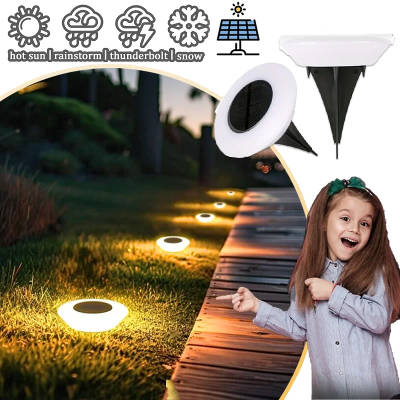 LED Solar Light Waterproof Solar Powered Disk Lights Ground Inserted Night Lamps for Courtyard Pathway Lawn Garden Lights
LED Solar Light Waterproof Solar Powered Disk Lights Ground Inserted Night Lamps for Courtyard Pathway Lawn Garden Lights