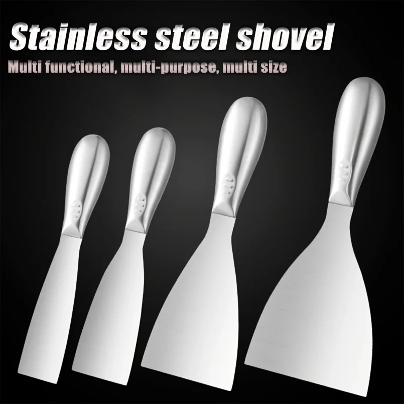 Premium Polished All-Stainless Steel Scraper Tool for Drywall Finishing,Professional Grade Putty Blade for Scraping Paint
Premium Polished All-Stainless Steel Scraper Tool for Drywall Finishing,Professional Grade Putty Blade for Scraping Paint
