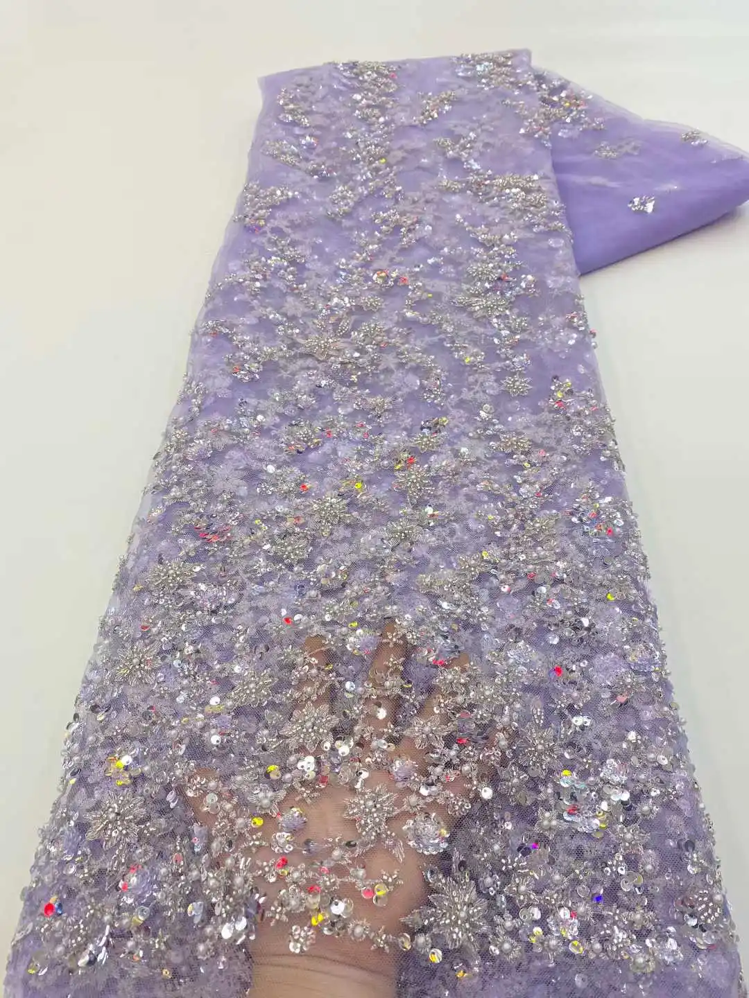 Latest Beaded Lace Fabric African Lace Fabric 2026 High Quality Sequence French Mesh Lace Fabric For Sewing Wedding Party Dress
Latest Beaded Lace Fabric African Lace Fabric 2026 High Quality Sequence French Mesh Lace Fabric For Sewing Wedding Party Dress