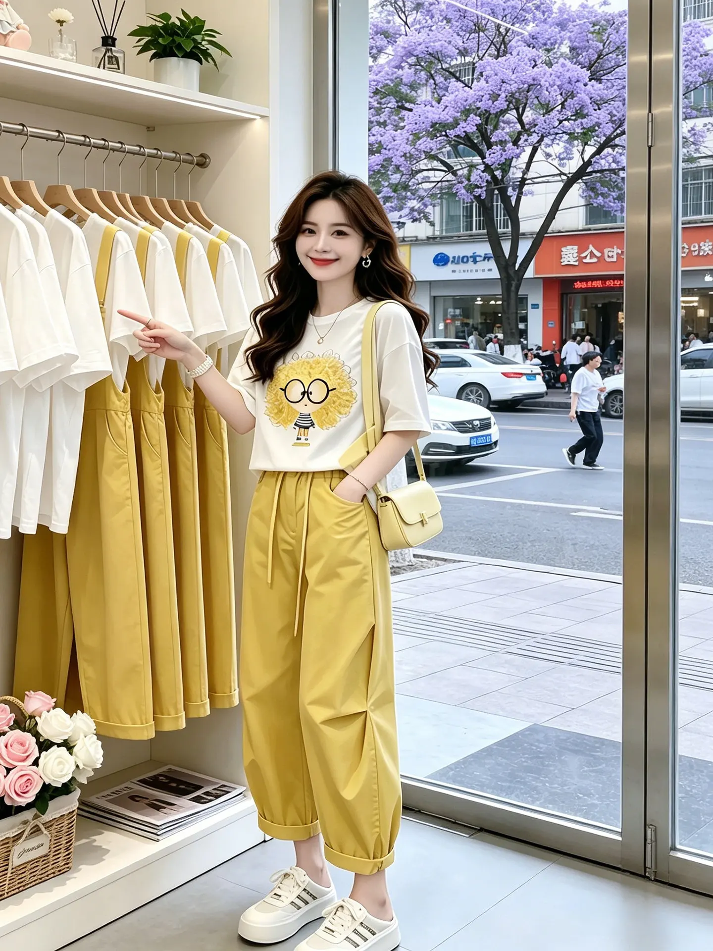 Slimming Slim Fashionable Summer New Arrival Two-Piece Set Casual Pants Top High Waist Breathable Lightweight round Neck T-Shirt
Slimming Slim Fashionable Summer New Arrival Two-Piece Set Casual Pants Top High Waist Breathable Lightweight round Neck T-Shirt