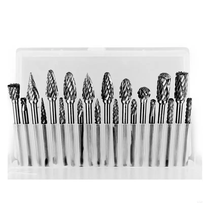 57QF Tungsten Steel Rotary Tool Bit Burrs Files for DIY Enthusiasts Skilled Craftsmen Fine Detailing Work Metal Wood Crafting
57QF Tungsten Steel Rotary Tool Bit Burrs Files for DIY Enthusiasts Skilled Craftsmen Fine Detailing Work Metal Wood Crafting