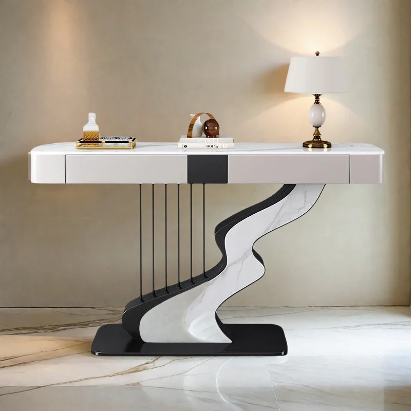Light luxury rock slab entrance table Simple entrance table Hotel villa foyer corridor Entry with cabinet entrance cabinet
Light luxury rock slab entrance table Simple entrance table Hotel villa foyer corridor Entry with cabinet entrance cabinet