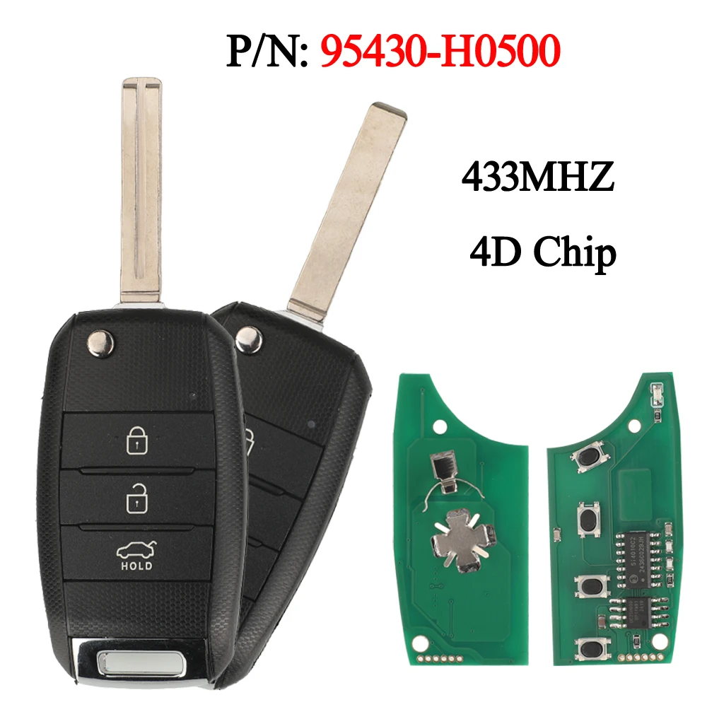 jingyuqin 3 кнопки 4D чип 433 МГц FSk P/N: 95430-H0500 флип-брелок с дистанционным управлением для KIA Rio 2021 2022 2023 с лезвием TOY40/HU134
jingyuqin 3 кнопки 4D чип 433 МГц FSk P/N: 95430-H0500 флип-брелок с дистанционным управлением для KIA Rio 2021 2022 2023 с лезвием TOY40/HU134