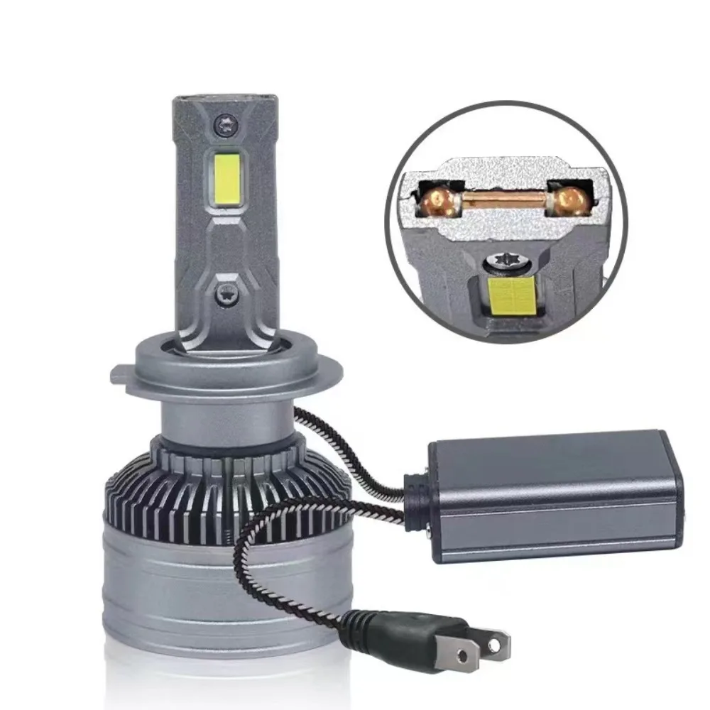 High power 80W double copper tube LED car light H7.9005.H4.H11 concentrating king long range headlight lighting
High power 80W double copper tube LED car light H7.9005.H4.H11 concentrating king long range headlight lighting