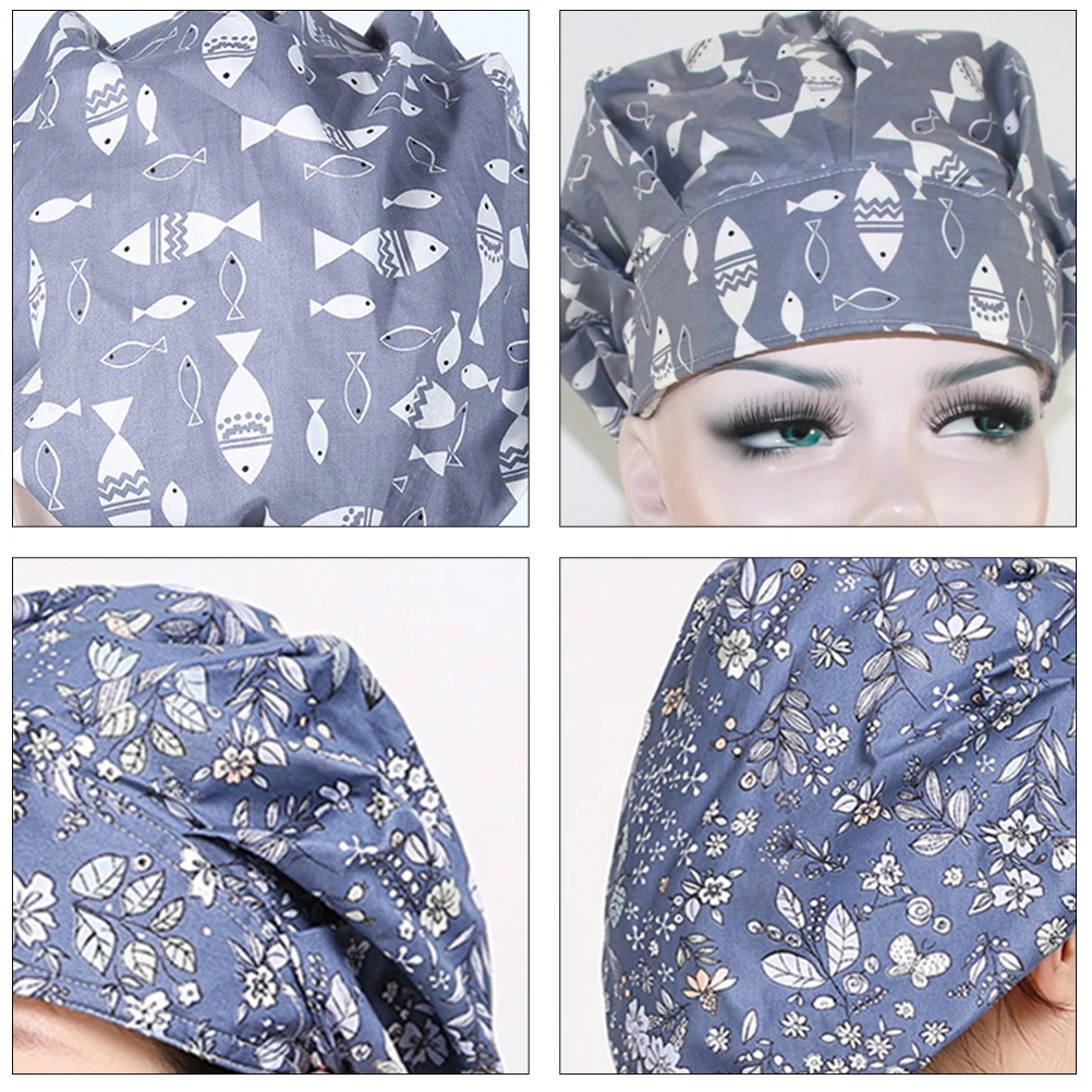 2pcs Scrub Hats Women Medical Work Caps Printed Cotton Nurse Caps For Doctors Operating Room Comfortable Working Environment
2pcs Scrub Hats Women Medical Work Caps Printed Cotton Nurse Caps For Doctors Operating Room Comfortable Working Environment