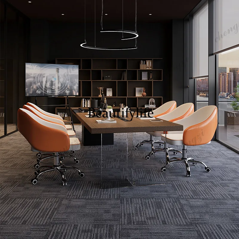 P182 light luxury solid wood conference table tea table integrated dual-purpose office reception negotiation table
P182 light luxury solid wood conference table tea table integrated dual-purpose office reception negotiation table
