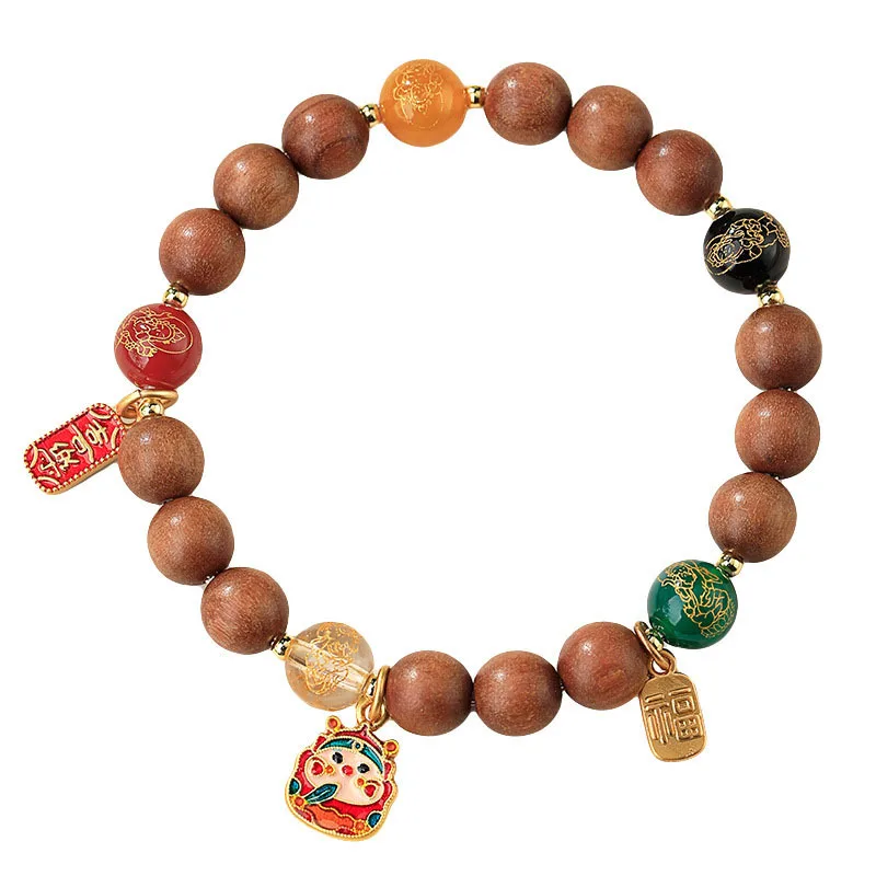 Natural Laoshan Sandalwood Bracelets for Men Five God of Fortune Beaded Bracelets for Women Valentine s Day Gifts
Natural Laoshan Sandalwood Bracelets for Men Five God of Fortune Beaded Bracelets for Women Valentine s Day Gifts