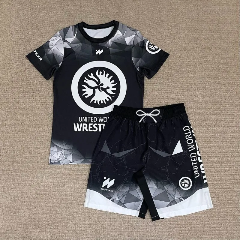 2026 New Hot Selling Y2K Wrestling Training Suit, Breathable Sports Set, Men's Outdoor Fitness T-shirt + Shorts Two-Piece Set
2026 New Hot Selling Y2K Wrestling Training Suit, Breathable Sports Set, Men's Outdoor Fitness T-shirt + Shorts Two-Piece Set