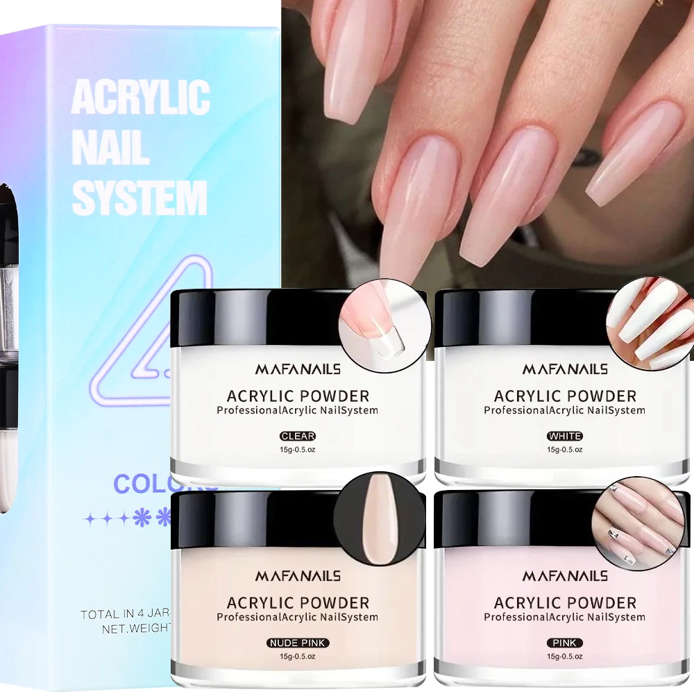 4Boxes Professional Acrylic Nail Powder Nude&White&Pink Nails Tip Extension Crystal Pigment for Manicure Carving/Dipping Powder
4Boxes Professional Acrylic Nail Powder Nude&White&Pink Nails Tip Extension Crystal Pigment for Manicure Carving/Dipping Powder