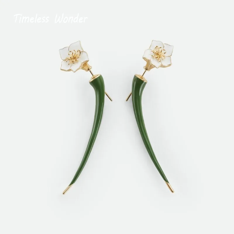 Timeless Wonder Fancy Enamel Floral Stud Earrings for Women Designer Jewelry Luxury Sweet Korean Japan Rare Top Gift 3375
Timeless Wonder Fancy Enamel Floral Stud Earrings for Women Designer Jewelry Luxury Sweet Korean Japan Rare Top Gift 3375