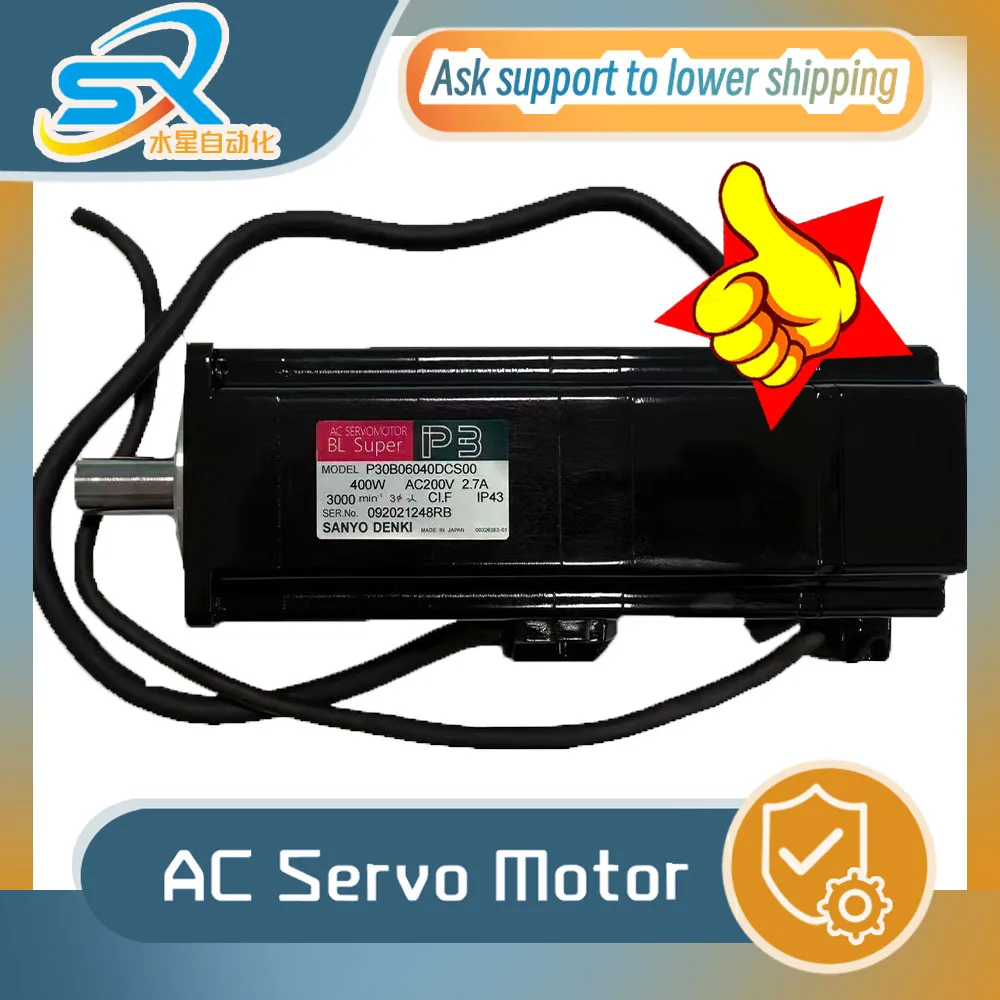 100% Genuine Sanyo Servo Motor P30B06040DCS00 400w for Industry Machine
100% Genuine Sanyo Servo Motor P30B06040DCS00 400w for Industry Machine