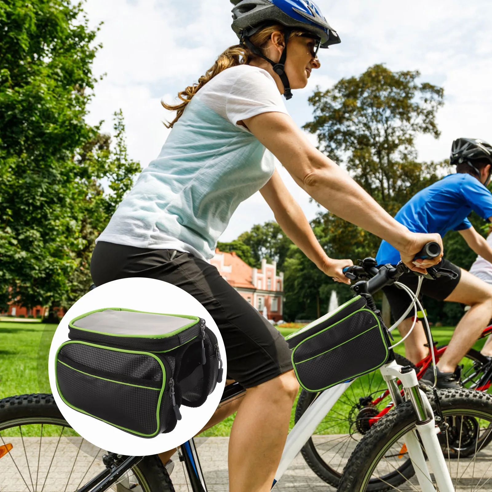 Waterproof Mobile Phone Bag for Bike Bicycles Storage Pouch Frame Handlebar Mountain Cycling Miss
Waterproof Mobile Phone Bag for Bike Bicycles Storage Pouch Frame Handlebar Mountain Cycling Miss
