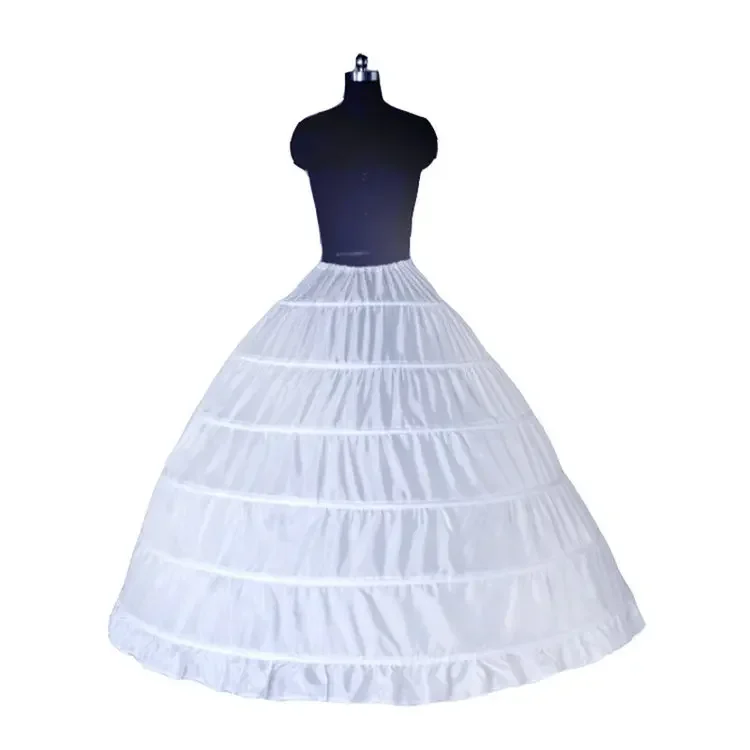 Top Quality Underskirt Puffy 6 Hoops Petticoat For Ball Gown Bridal Wedding Cake Dress
Top Quality Underskirt Puffy 6 Hoops Petticoat For Ball Gown Bridal Wedding Cake Dress