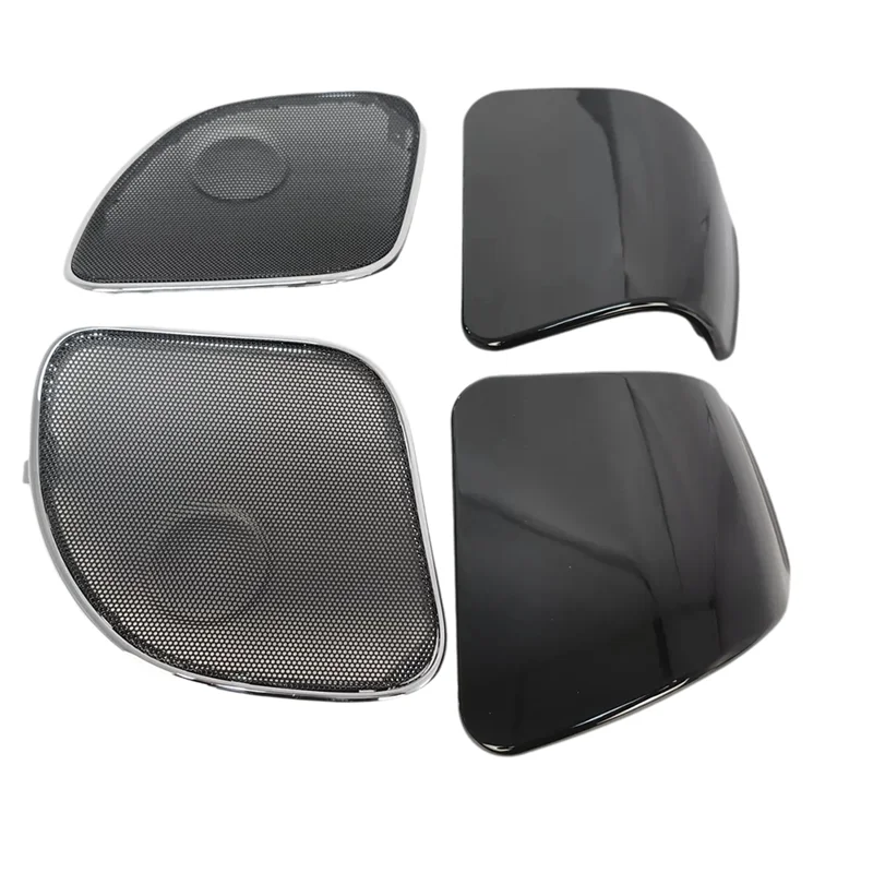 Inner Fairing Glove Box Door Black Mesh W/Chrome Outer Grill Speaker Grill Covers
Inner Fairing Glove Box Door Black Mesh W/Chrome Outer Grill Speaker Grill Covers