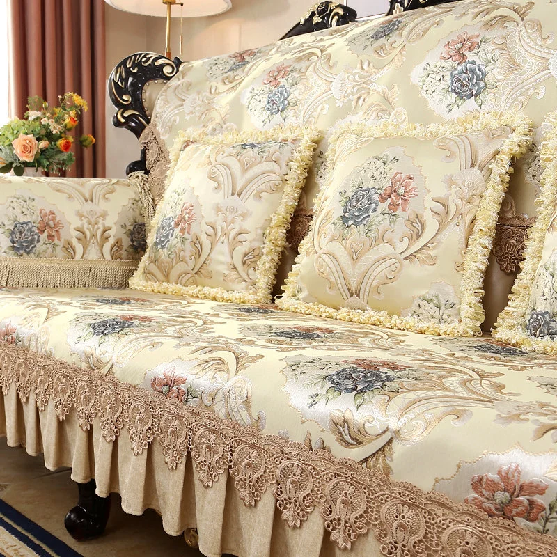 Sofa Covers For 123Seater Couch Covets Non-Slip Cushions Seasons Universal Furniture Protector Luxury Towel slipcover with skirt
Sofa Covers For 123Seater Couch Covets Non-Slip Cushions Seasons Universal Furniture Protector Luxury Towel slipcover with skirt