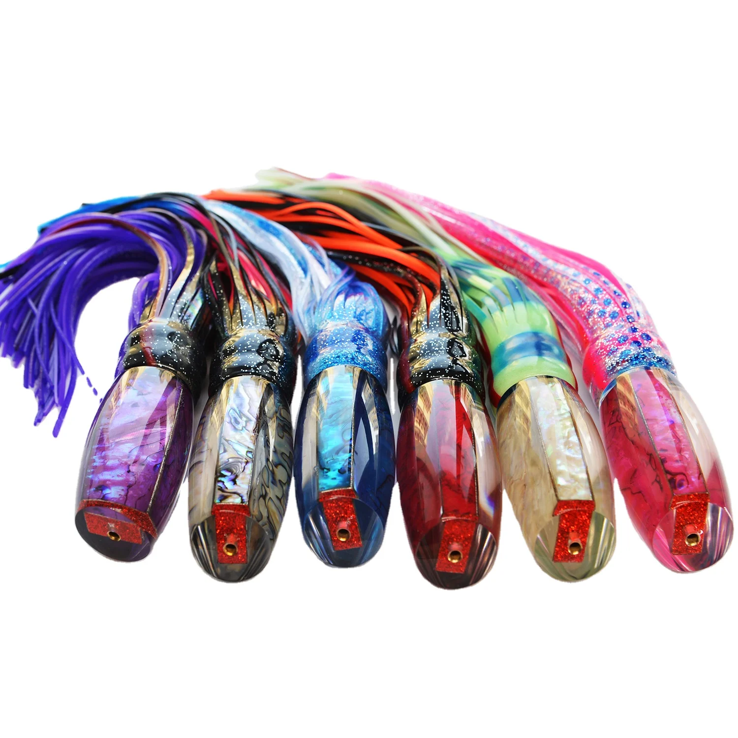 Trolling Sea Fishing Marlin Tuna Mahi Dolphin Durado Wahoo Shark Skirted Deep Sea Fishing Lure Set Resin Lure Double Skirted
Trolling Sea Fishing Marlin Tuna Mahi Dolphin Durado Wahoo Shark Skirted Deep Sea Fishing Lure Set Resin Lure Double Skirted