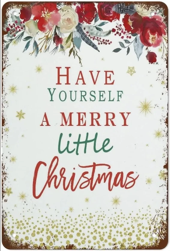 Have Yourself A Little Merry Christmas Sign,Christmas Sign,Holiday Party Sign,Merry Christmas Print Sign,Retro Metal Tin
Have Yourself A Little Merry Christmas Sign,Christmas Sign,Holiday Party Sign,Merry Christmas Print Sign,Retro Metal Tin