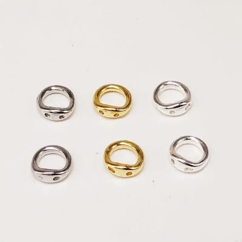 Sophisticated Craft Rings Connector Rings with Two Holes for Jewelry Assembly
Sophisticated Craft Rings Connector Rings with Two Holes for Jewelry Assembly