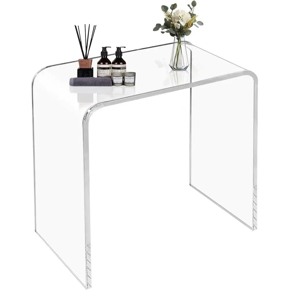 Durable Acrylic Shower Bench, 21 L x 12 W x 21 H, 15mm Thick, Supports 700lbs
Durable Acrylic Shower Bench, 21 L x 12 W x 21 H, 15mm Thick, Supports 700lbs