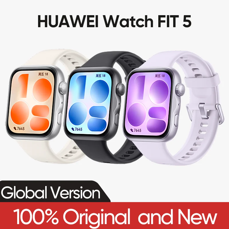 Global Version HUAWEI Watch FIT 5 Smartwatch compatible with iOS and Android 14 Day Battery Life Heart Rate Sleep Monitor GPS
Global Version HUAWEI Watch FIT 5 Smartwatch compatible with iOS and Android 14 Day Battery Life Heart Rate Sleep Monitor GPS