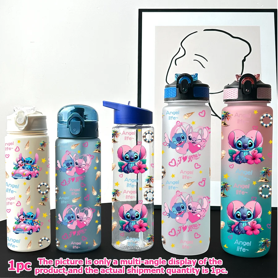 1Pc Disney Stitch Angel Printed 23-32oz Multi-plastic Water Bottle Portable Sports Water Cup Birthday Gift
1Pc Disney Stitch Angel Printed 23-32oz Multi-plastic Water Bottle Portable Sports Water Cup Birthday Gift
