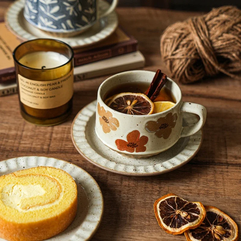Coffee Cup High-end Retro-style Creative Ceramic Home-use Coffee Shop Gift Box Set of High-end and Exquisite Mugs
Coffee Cup High-end Retro-style Creative Ceramic Home-use Coffee Shop Gift Box Set of High-end and Exquisite Mugs